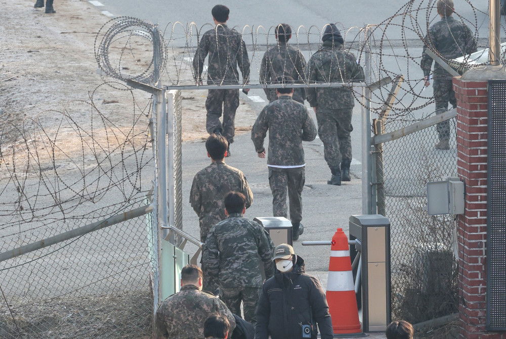 ▲입소하는 예비군들. 위 사진은 기사내용과 관련 없음 (뉴시스)