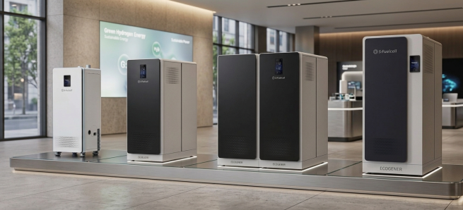 ▲에스프리즘 도시가스용(LNG) 건물용 연료전지 시스템(1kW~25kW) (사진제공 = 에스프리즘)