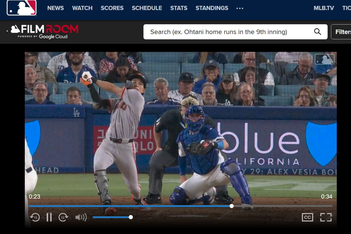 ▲이정후, 다저스전서 MLB 첫 인사이드 더 파크 홈런…시즌 3호포 (출처=MLB닷컴 캡처)