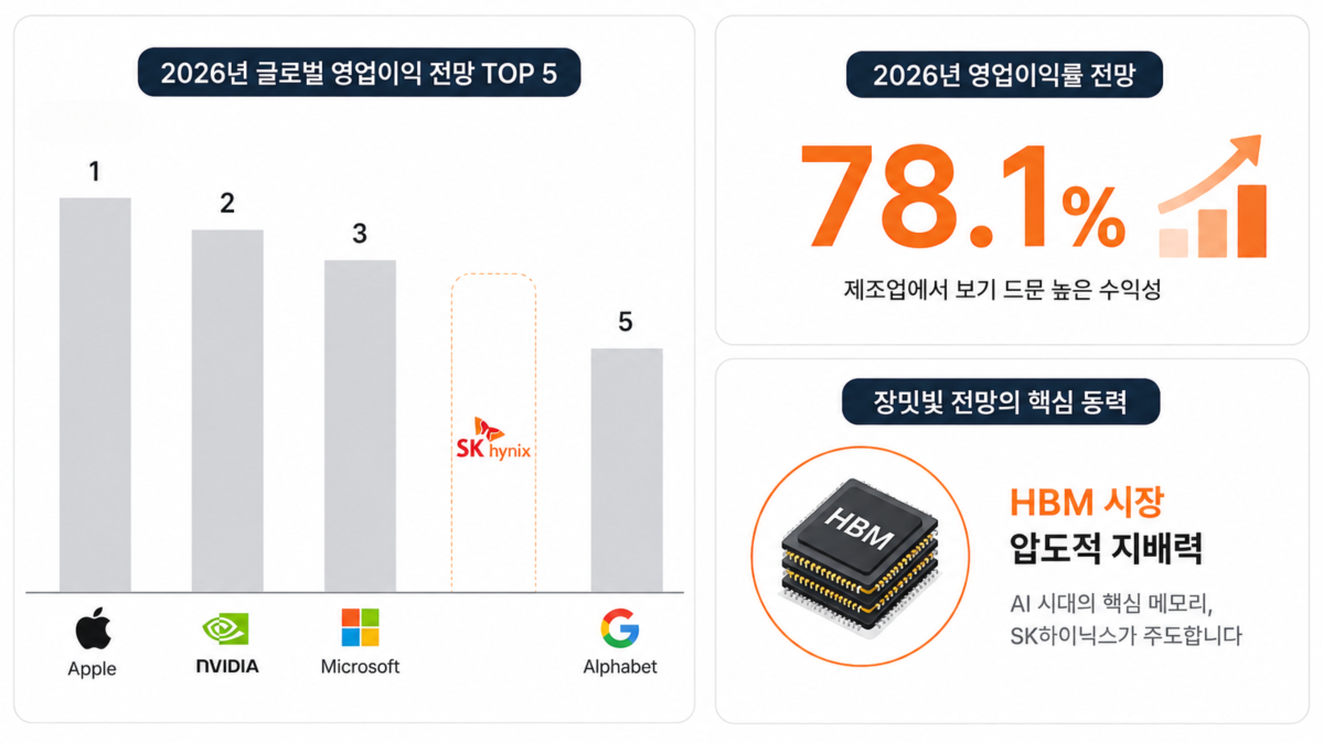 ▲2026년 SK하이닉스 영업이익 전망. (AI 기반 편집 이미지)