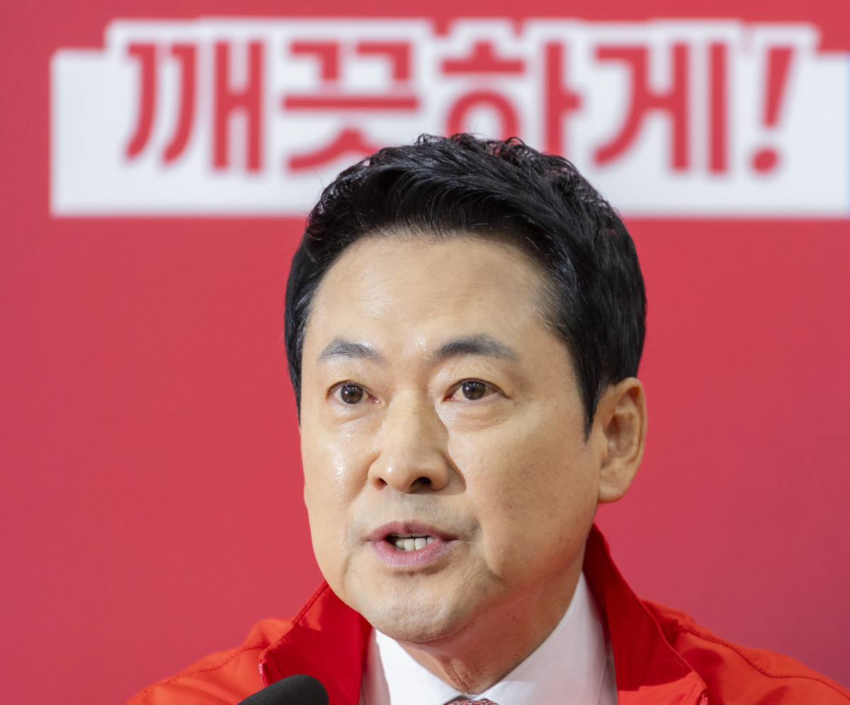 ▲국민의힘 장동혁 대표가 15일 국회에서 열린 중앙선거대책위원회 회의에서 발언하고 있다. (연합뉴스)