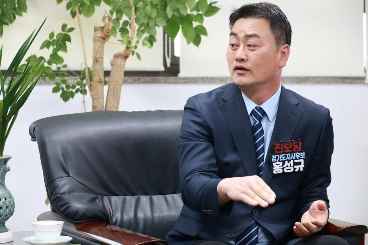 ▲홍성규 진보당 경기도지사 후보. (홍성규 캠프)
