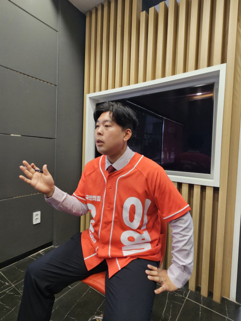 ▲국민의힘 부산 연제 제2선거구 이열 시의원 후보 (서영인 기자 @)