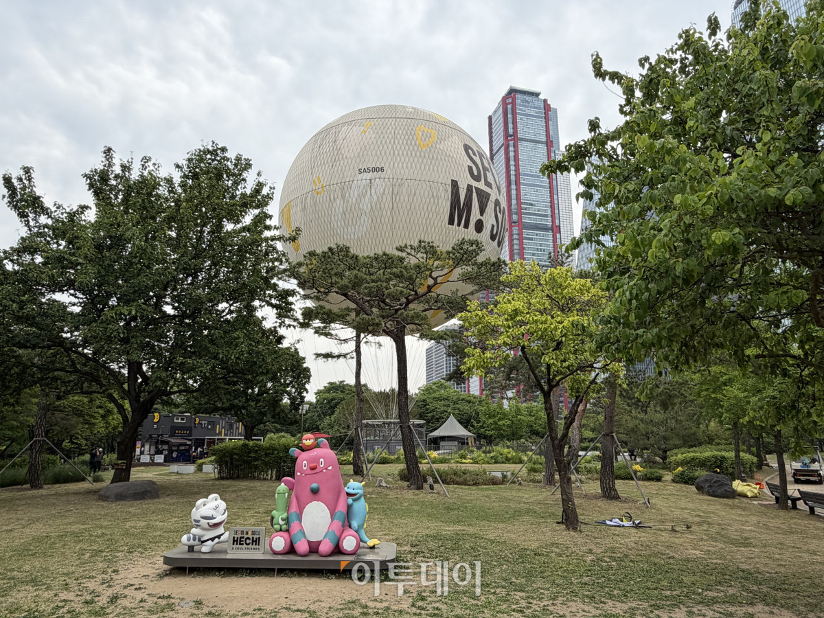 ▲서울 여의도에 있는 '서울달' 모습. (송석주 기자 ssp@)