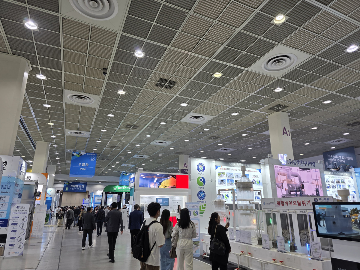 ▲20일 서울 코엑스에서 '제47회 국제환경산업기술&그린에너지전(ENVEX) 2026'이 열리고 있다. (정호영)