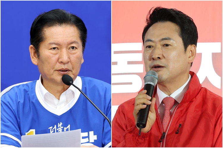 ▲정청래 더불어민주당 대표(왼쪽)와 장동혁 국민의힘 대표 (연합뉴스)