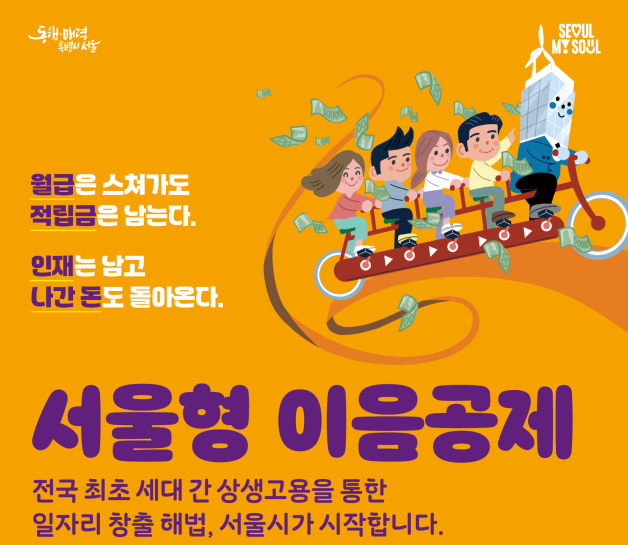 ▲서울형 이음공제 포스터. (자료제공=서울시)
