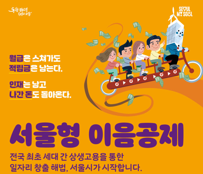 ▲서울형 이음공제 포스터. (자료제공=서울시)