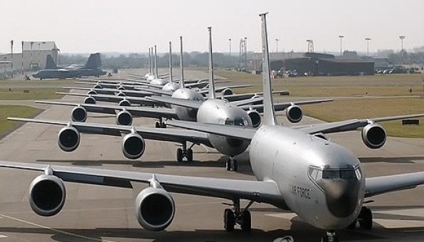 ▲미 공군의 공중급유기 KC-135. (연합뉴스)