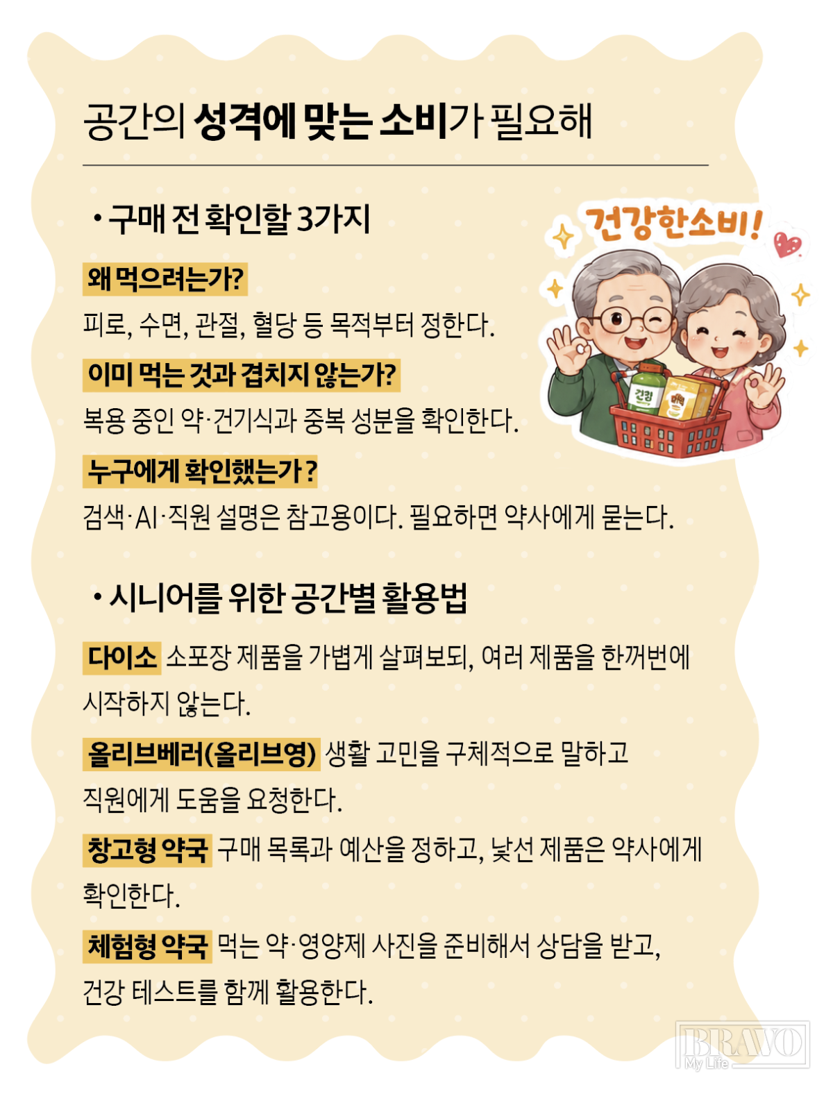 ▲공간별로 추천하는 건기식 구입 방법. (그래픽 이은숙 기자)