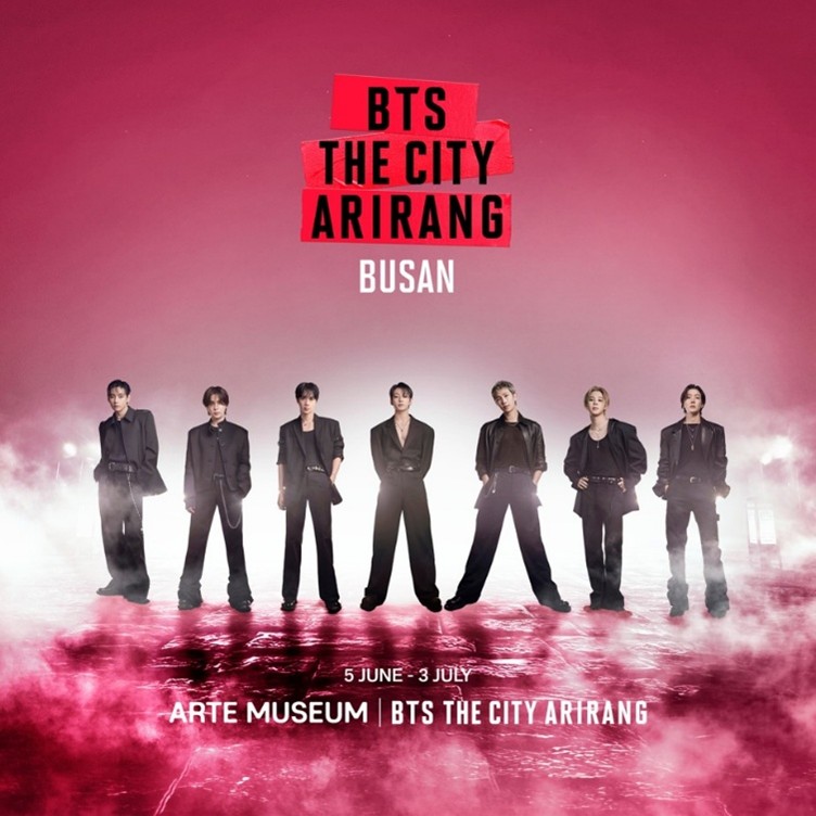 ▲‘ARTE MUSEUM X BTS THE CITY ARIRANG‘ 포스터 (디스트릭트 제공)