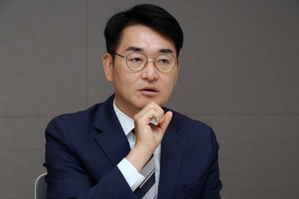 ▲박용진 규제합리화위원회 부위원장이 26일 서울 여의도 한국거래소에서 이투데이와 인터뷰를 하고 있다. 고이란 기자 photoeran@ (이투데이DB)