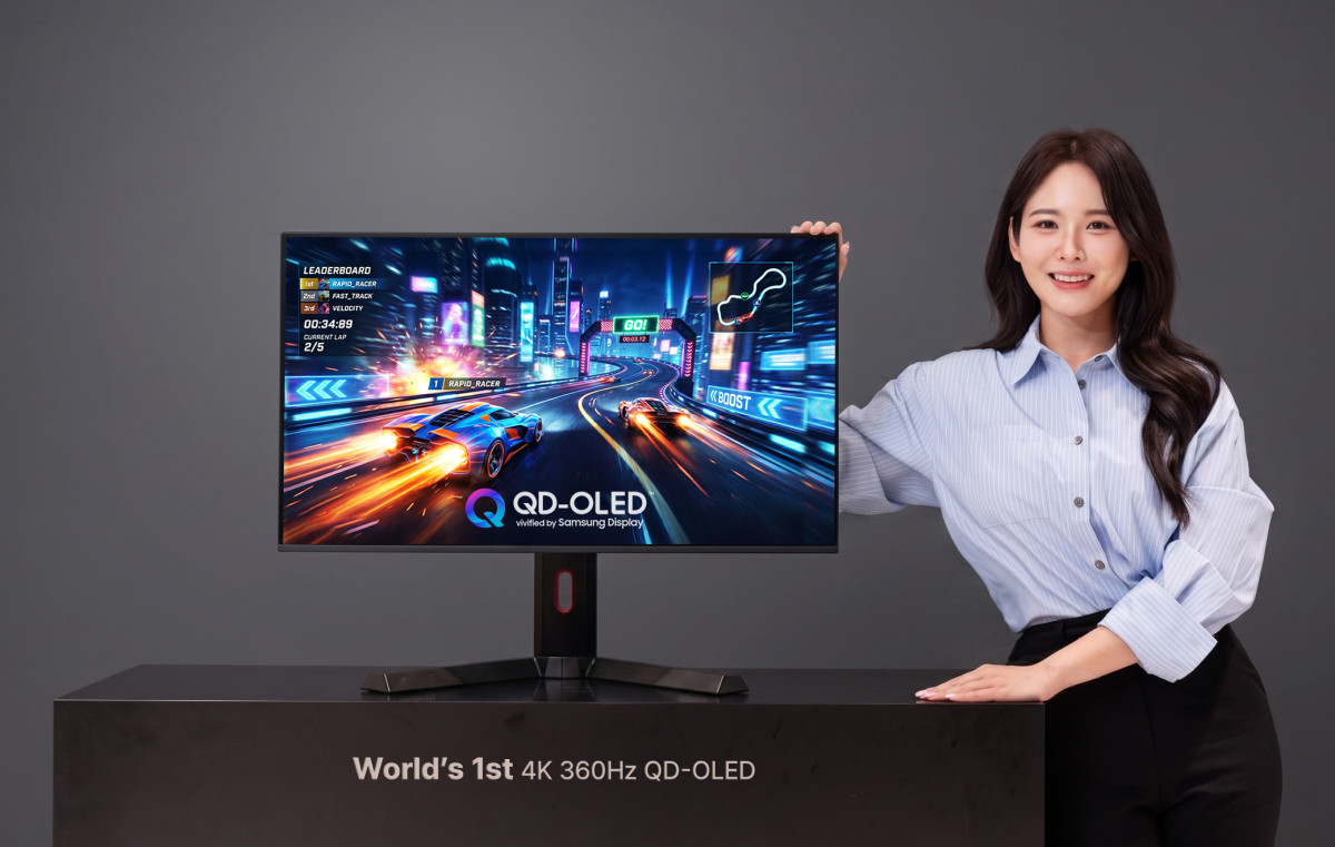 ▲삼성디스플레이가 세계 최초로 4K 360Hz 모니터용 QD-OLED를 개발, 'COMPUTEX 2026'에서 처음으로 공개한다. (사진제공=삼성디스플레이)