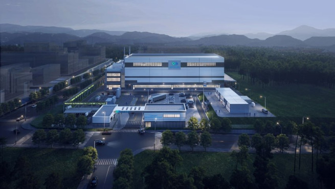 ▲씨앤피신소재테크놀로지가 포항 영일만 4산업단지에 건설하는 LFP 양극재 공장 조감도 (사진제공 = 피노)