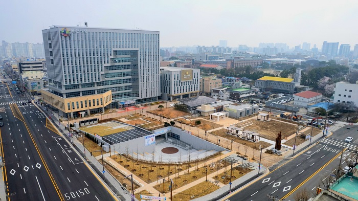 ▲익산시청 전경. (사진제공=익산시)