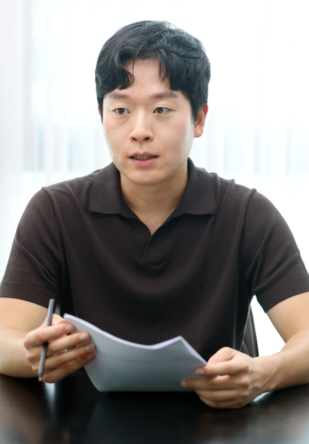 ▲차건아 씨앤씨인터내셔널 대표가 경기 화성시 씨앤씨인터내셔널 퍼플카운티에서 이투데이와 인터뷰를 갖고 있다. (신태현 기자 holjjak@)