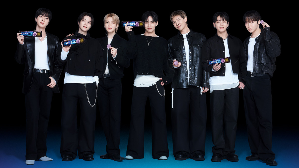 ▲오레오 BTS 한정판 쿠키. (사진제공=동서식품)
