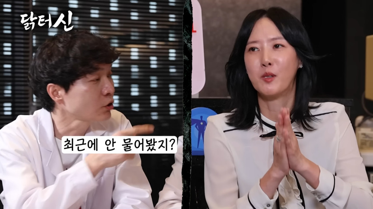 ▲신정환(왼), 이선정. (출처=유튜브 채널 '닭터신' 캡처)