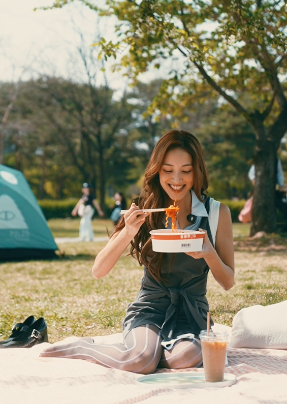 ▲인플루언서 그레이스 찬 인스타그램 영상 사진 (사진제공=한국농수산식품유통공사)