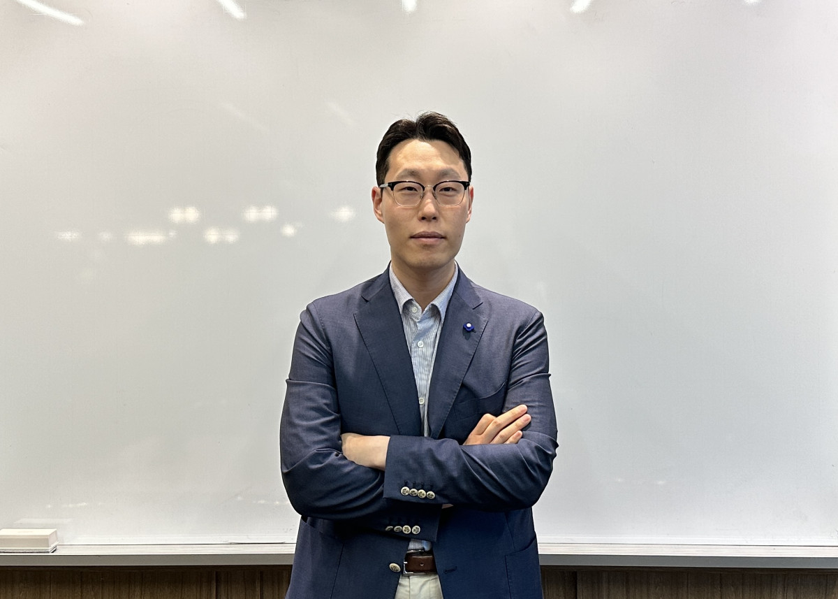 ▲조경상 NNT 대표가 최근 서울 강남구 사무실에서 포즈를 취하고 있다. (서이원 기자 @iwonseo96)