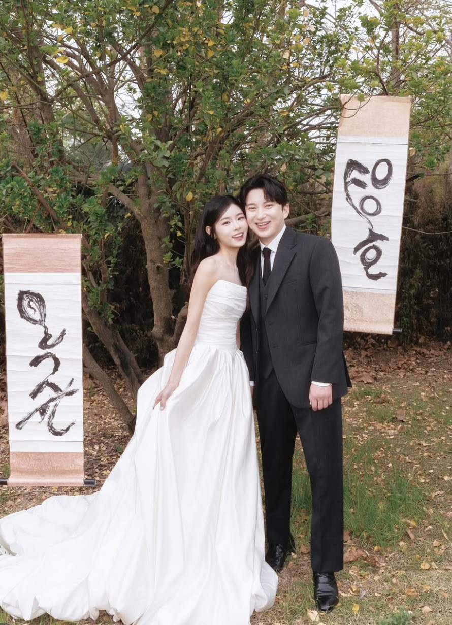 ▲28기 옥순, 영호 부부. (출처=28기 옥순 SNS)