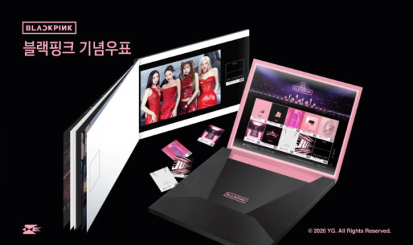 ▲블랙핑크 기념우표 출시(사진=YG엔터테인먼트, 우정사업본부)