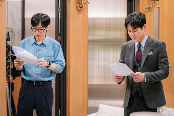 ▲'놀면 뭐하니' 유재석, 김성균(사진=MBC)