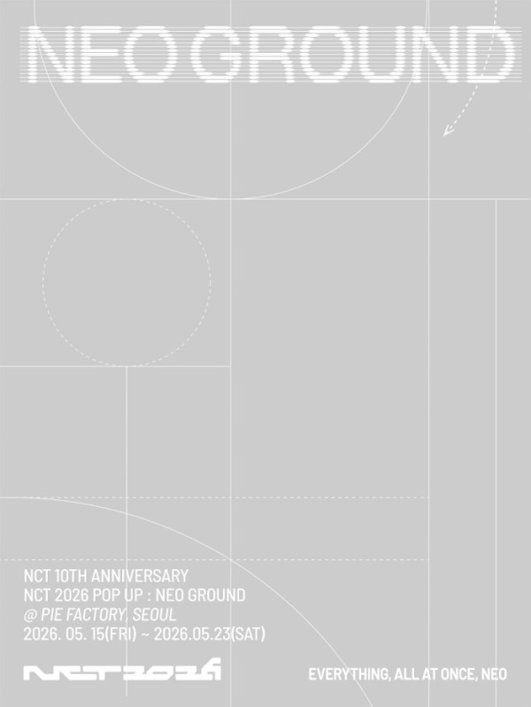 ▲NCT 10주년 기념 팝업 'NEO GROUND' 포스터 이미지(사진출처=SM)