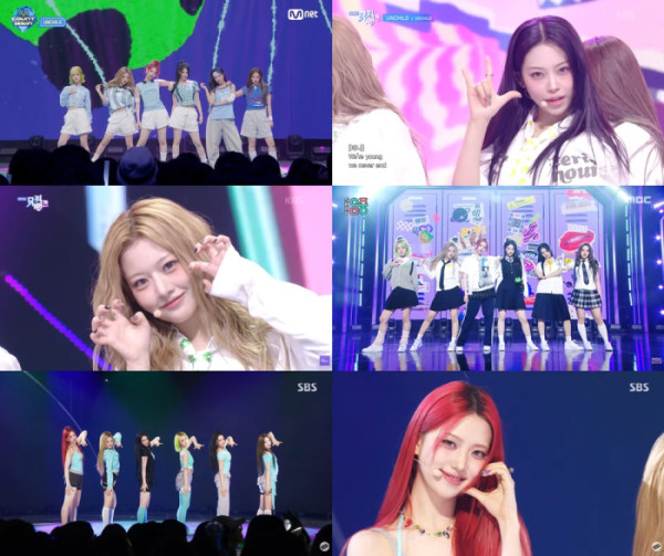 ▲언차일드(사진 = Mnet ‘엠카운트다운’, KBS ‘뮤직뱅크’, MBC ‘쇼! 음악중심’, SBS ‘인기가요’ 방송 캡처)