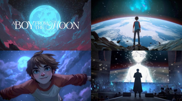 ▲‘A Boy From The Moon’ 뮤직비디오(사진출처 = 325E&C)