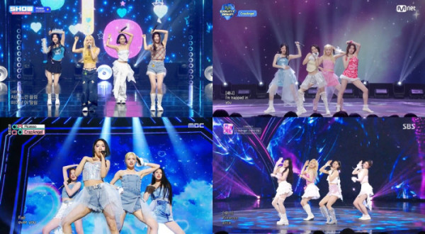 ▲크레이즈엔젤(사진 = MBC M '쇼! 챔피언', Mnet '엠카운트다운', MBC '쇼! 음악중심', SBS '인기가요' 방송 화면 캡처)