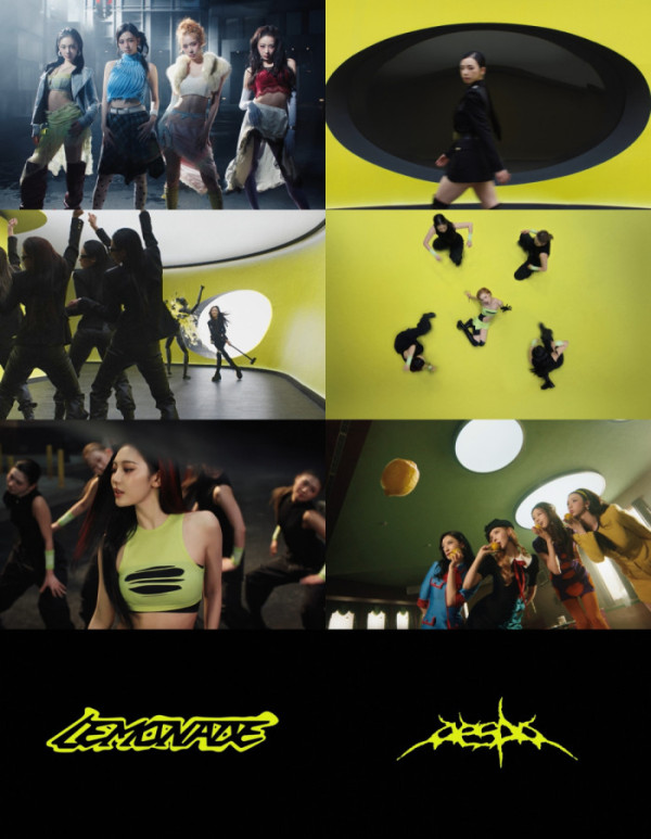 ▲에스파 'LEMONADE' 뮤직비디오 티저(사진출처=SM엔터테인먼트)