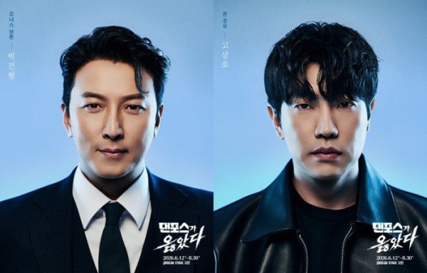 ▲천재 프로파일러 ‘조너스 보튼’ 역 박건형, 연쇄살인범 ‘존 조우’ 역 고상호.(트위스트1971)