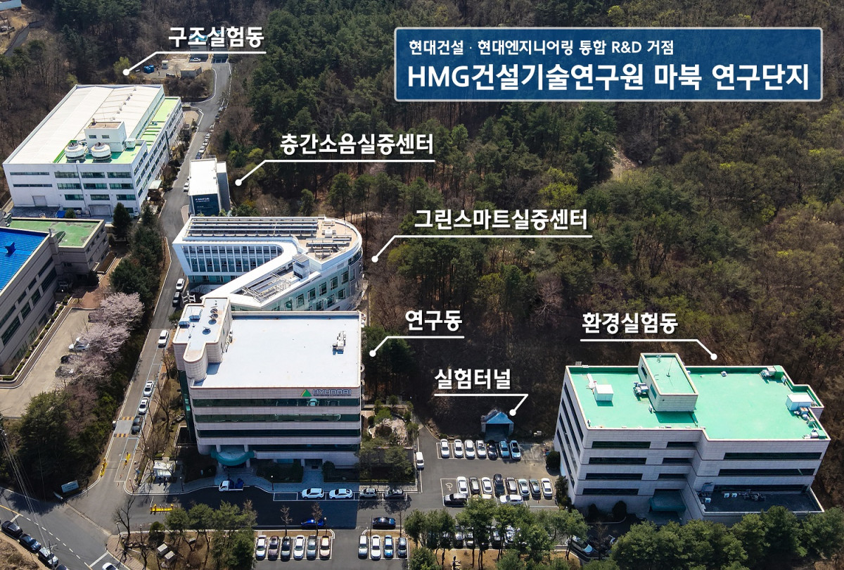 ▲HMG건설기술연구원 마북 연구단지. (사진제공=현대건설ㆍ현대엔지니어링)