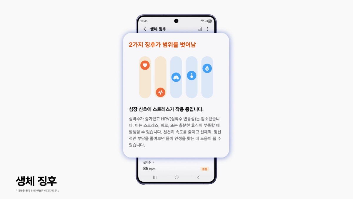 ▲갤럭시 워치 차세대 헬스 기능 (사진제공-삼성전자)