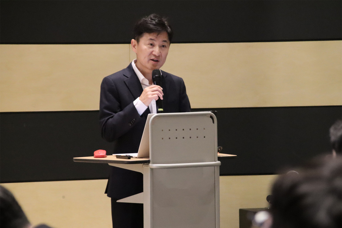 ▲박형석 마스턴투자운용 대표가 2일 서울 여의도 콘래드 호텔에서 열린 글로벌 부동산 사모펀드 콘퍼런스 ‘PERE 네트워크 서울 포럼에 참석해 발언하고 있다. (마스턴투자운용)