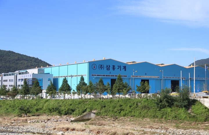 ▲삼홍아크튜리온(옛 삼홍기계) 공장 전경 (삼홍아크튜리온 제공)