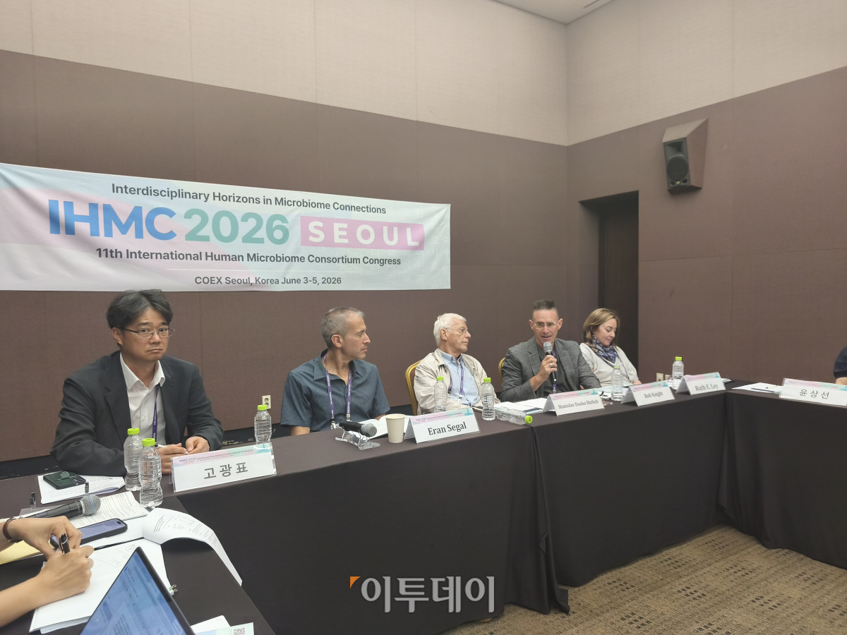▲4일 서울 코엑스에서 열린 IHMC2026에서 글로벌 석학들이 발언하고 있다. (노상우 기자 nswreal@)
