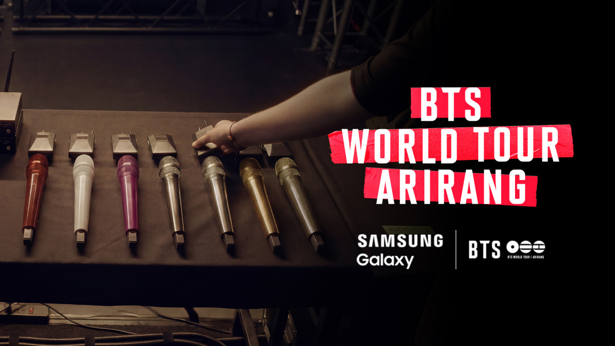 ▲'BTS 월드투어 '아리랑' 인 부산' 관련 이미지 (사진=삼성전자)