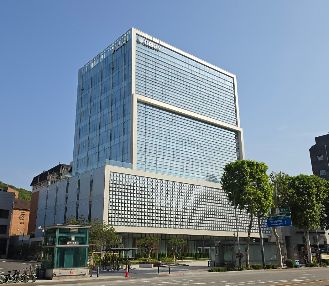 ▲오리온 도곡동 신사옥. (사진제공=오리온)