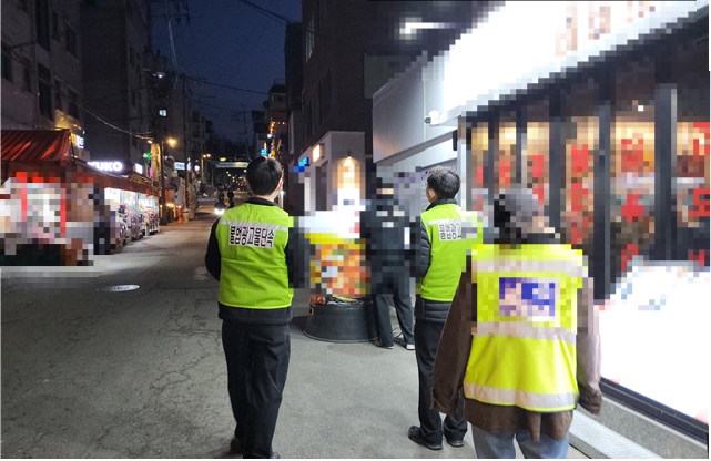 ▲시·구 합동 기동정비반 정비 사진 (사진제공=서울시)