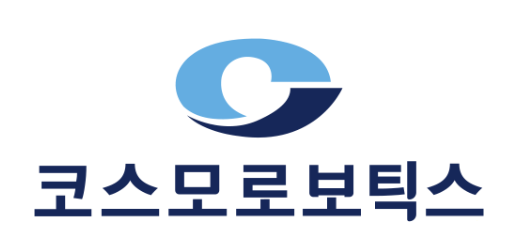 ▲미국 홈유즈 시장 진출을 추진 중인 코스모로보틱스의 로고가 8일 공개된 참고 이미지에 하늘색과 진한 파란색의 추상적 디자인으로 나타나고 있다.