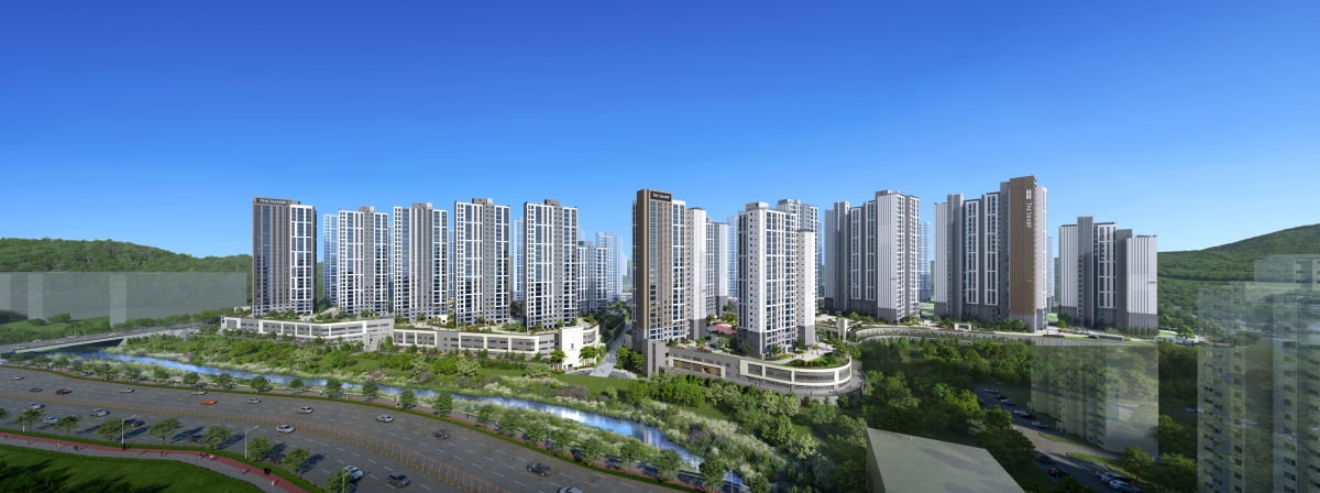 ▲‘더샵 검단레이크파크’ 투시도 (포스코이앤씨 제공)