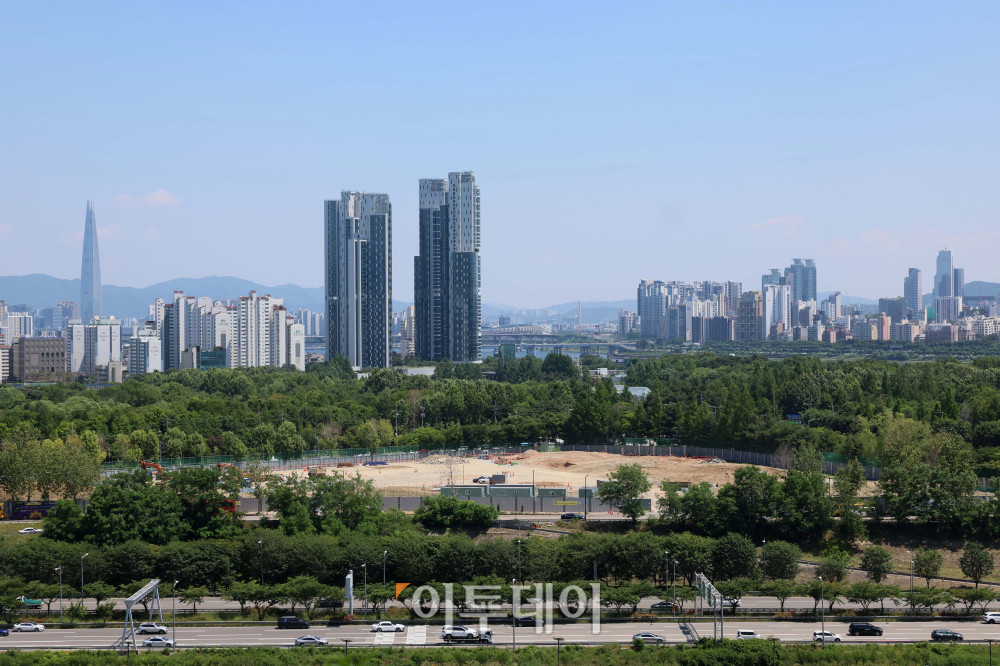 ▲삼표레미콘 복합개발 부지. 서울 성동구 성수동1가 683 일대. 신태현 기자 holjjak@ (이투데이DB)
