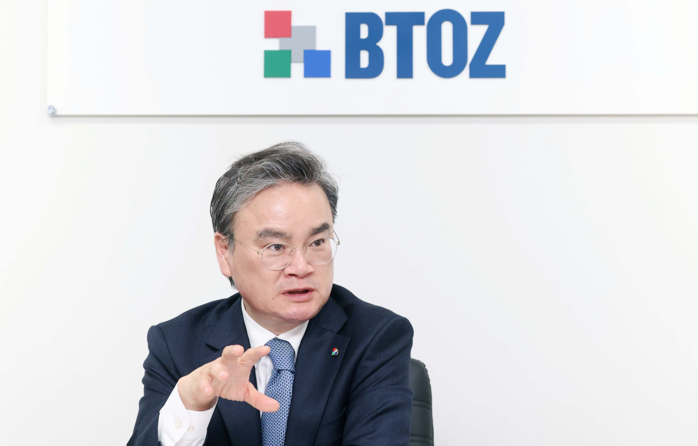 ▲신정훈 비투지 대표가 4월 29일 서울 금천구 비투지 메디컬사업부에서 이투데이와 인터뷰를 갖고 있다. 신태현 기자 holjjak@