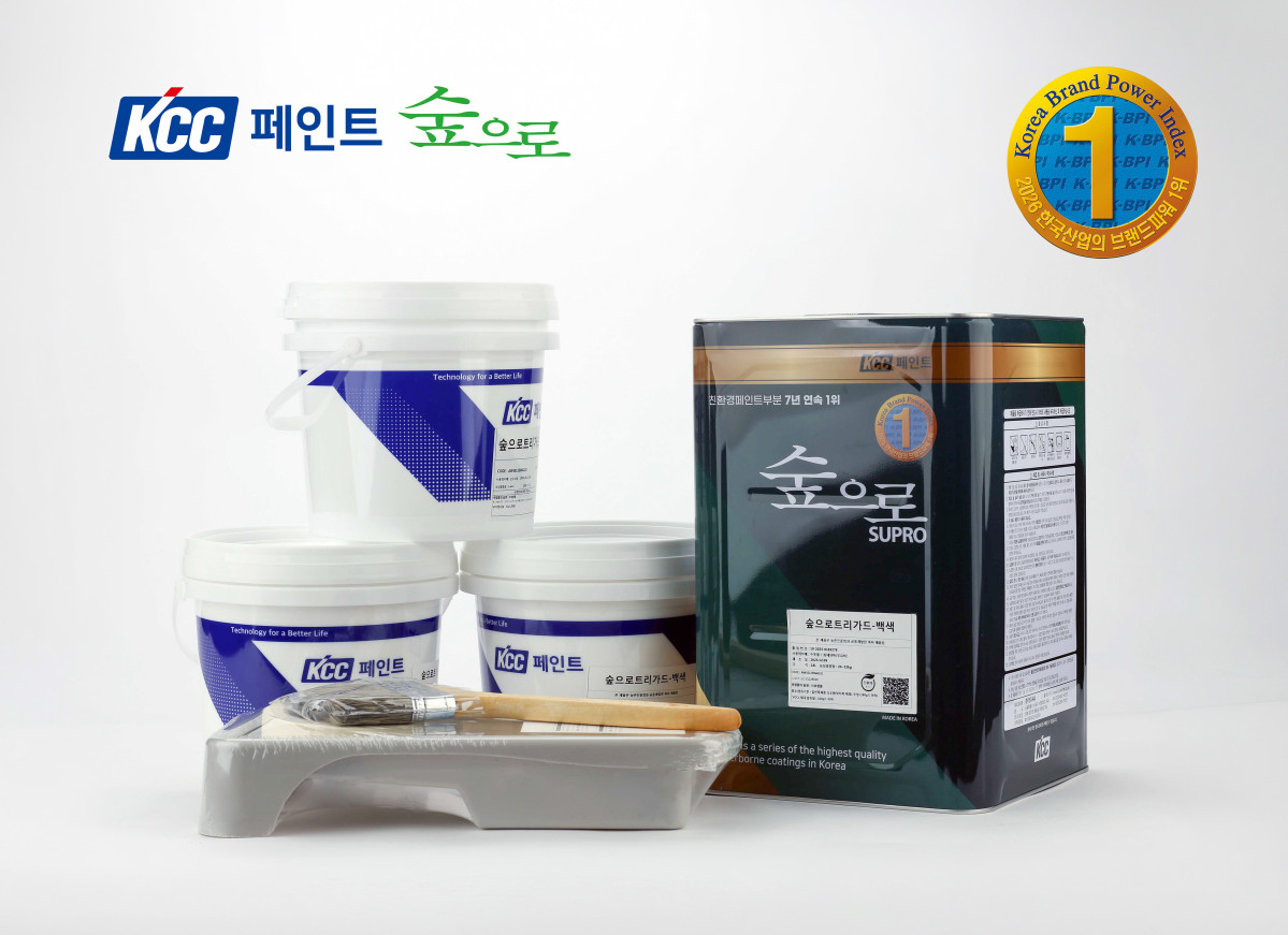▲KCC 숲으로트리가드 이미지, 숲으로는 K-BPI 친환경 페인트 부문 8년 연속 1위를 기록했다 (KCC)