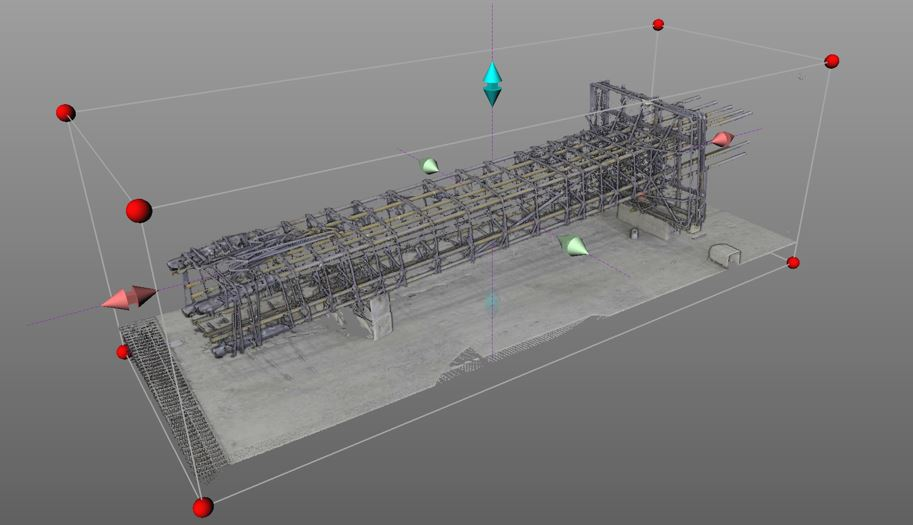 ▲3D 공간 라이다(LiDAR) 스캐닝 테스트 사진.(자연과환경 제공)