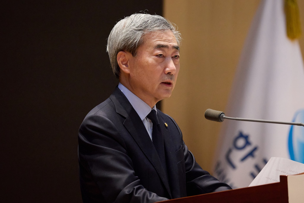 ▲신현송 한국은행 총재가 12일 한은 창립기념식에서 기념사를 하고 있다. (사진제공=한국은행)