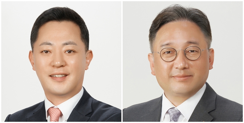 ▲배광수 대표 후보(왼쪽), 신재욱 대표. (사진=NH투자증권)
