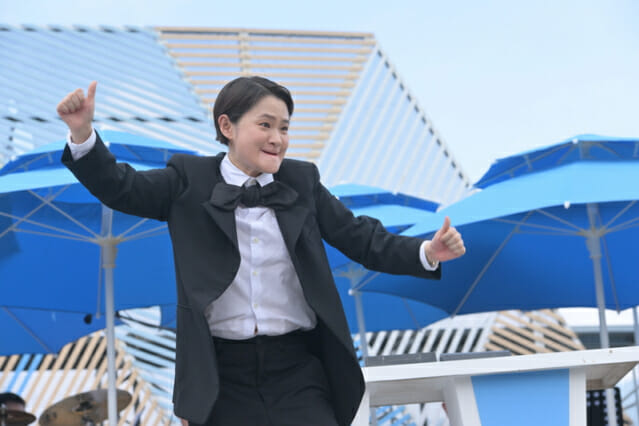 ▲'전국노래자랑' 최초의 여성 MC로 활약한 김신영.(KBS)